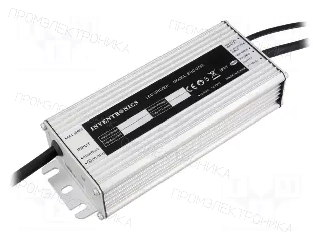 INVENTRONICS EUC-075S035DV — Блоки питания для LED