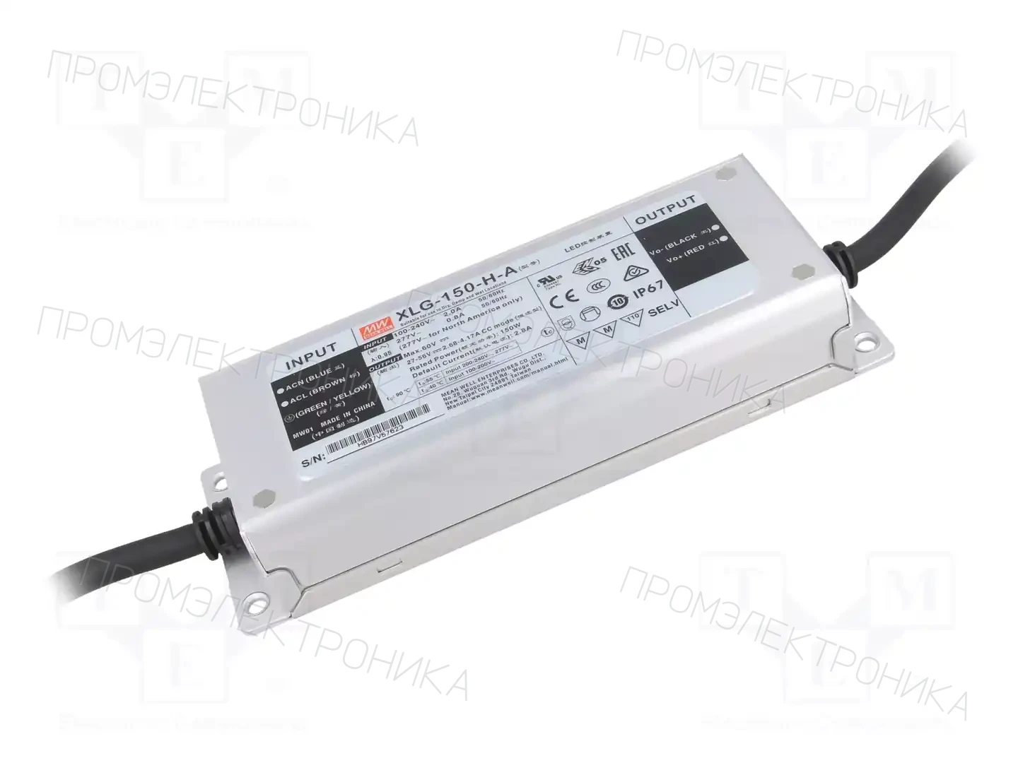 MEAN WELL XLG-150-H-A — Блоки питания для LED