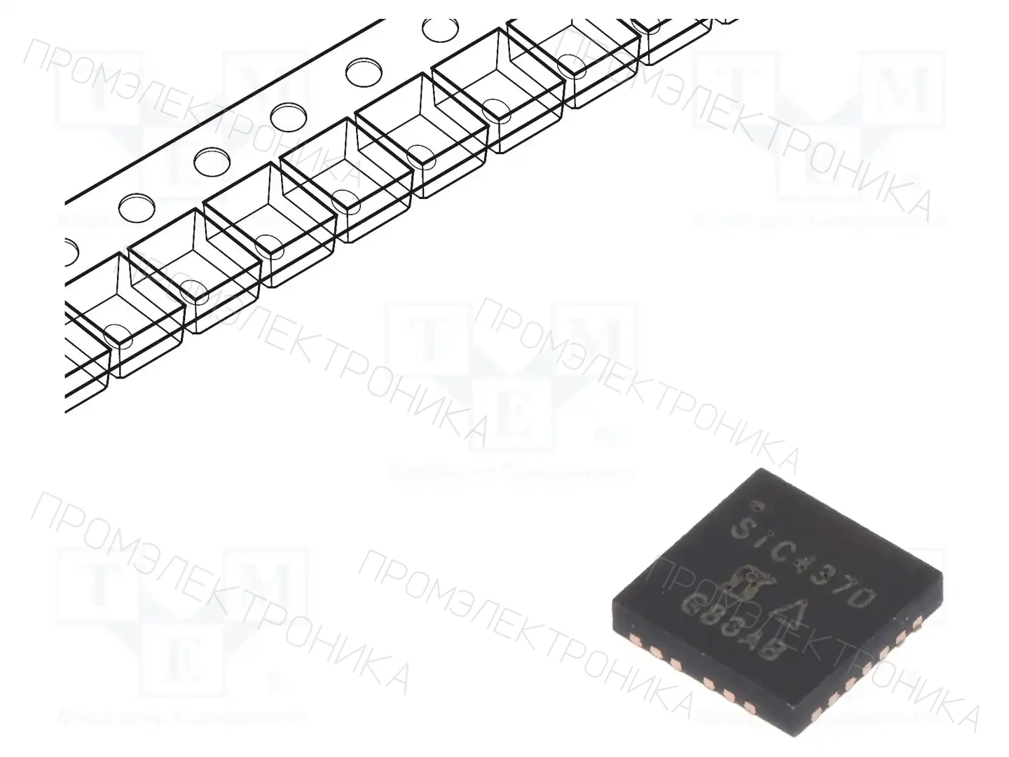VISHAY SIC437DED-T1-GE3 — Регуляторы напряжения - микросхемы DC/DC