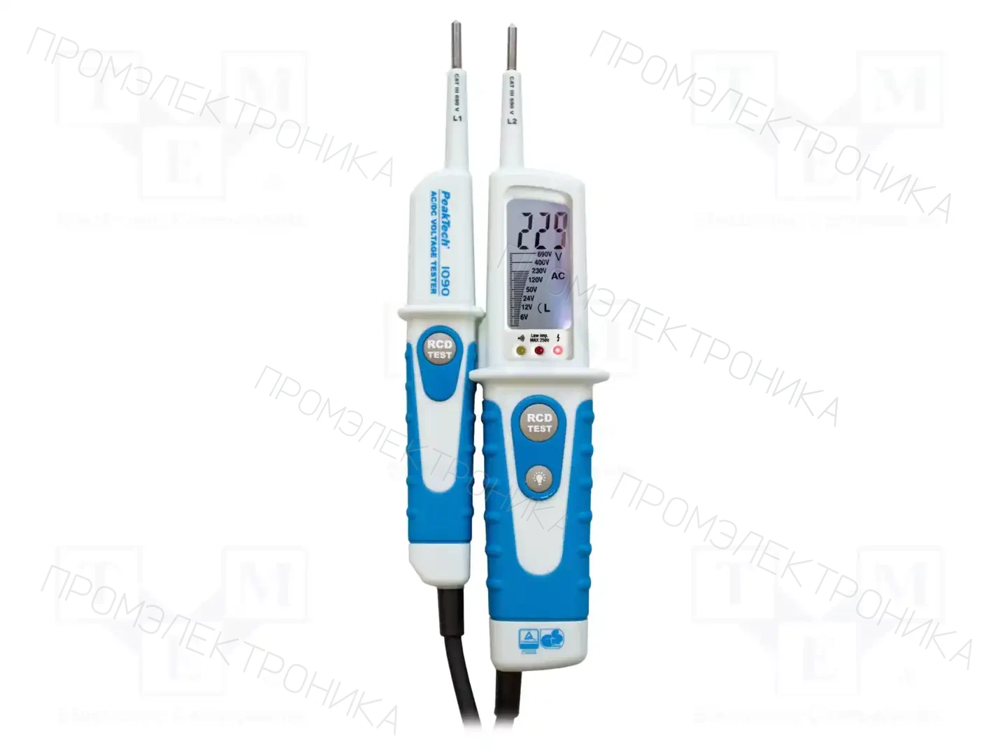 PEAKTECH P 1090 — Индикат., тестеры напряжен. и непрерывн