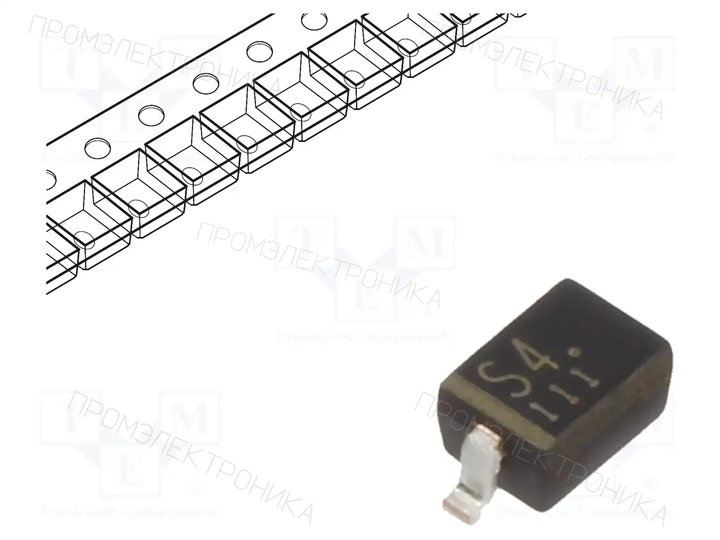 TOSHIBA 1SS367,H3F(T — Диоды Шотки SMD