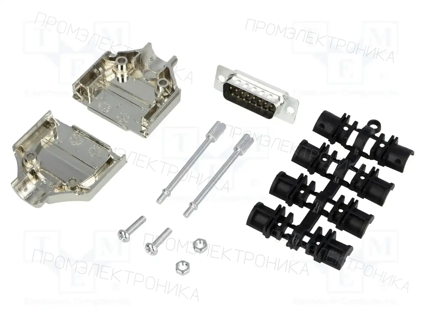 MH CONNECTORS MHDTPK15-DB15P-K — Комплектные штекеры D-Sub