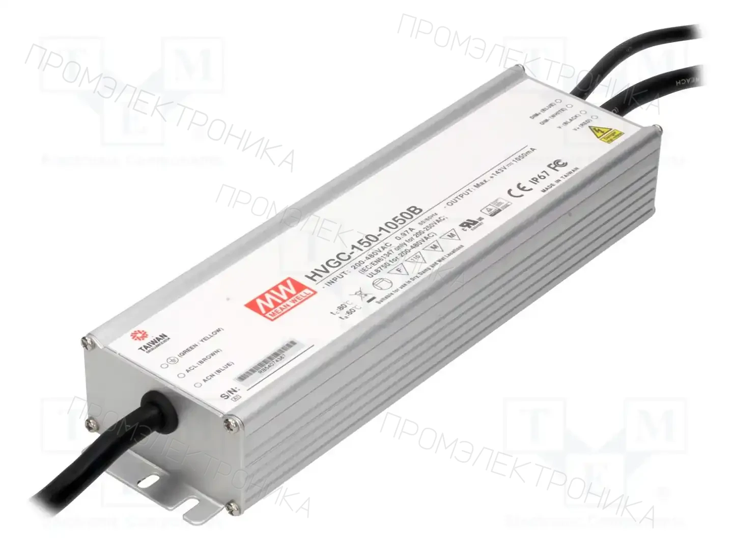MEAN WELL HVGC-150-1050B — Блоки питания для LED
