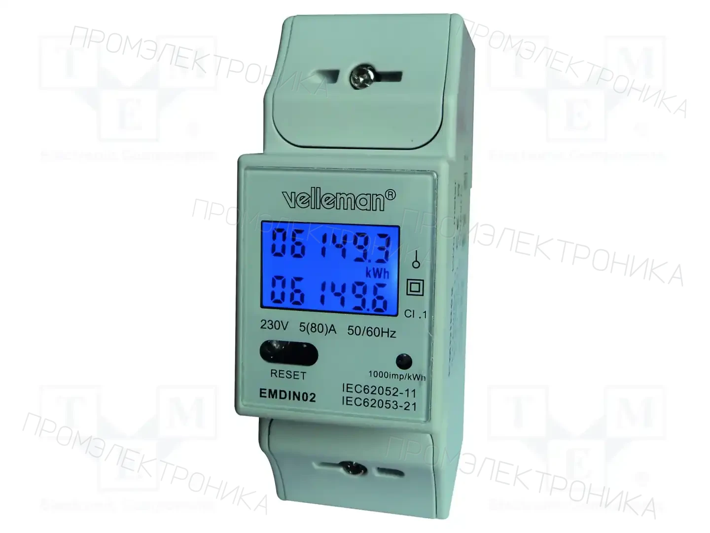 VELLEMAN EMDIN02 — Счетчики электроэнергии
