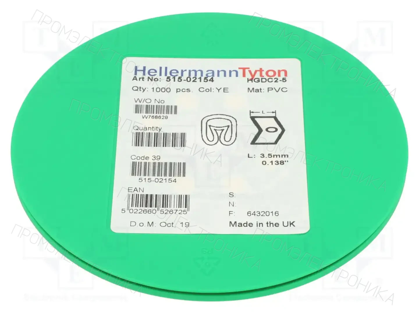HELLERMANNTYTON 515-02154 — Маркеры проводов