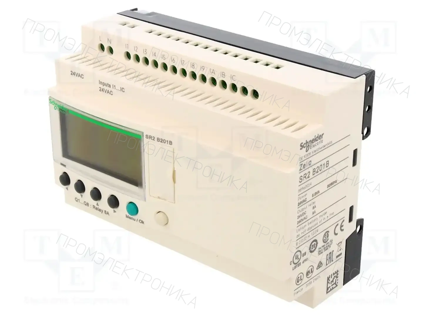 SCHNEIDER ELECTRIC SR2B201B — Реле прогр. основные модули