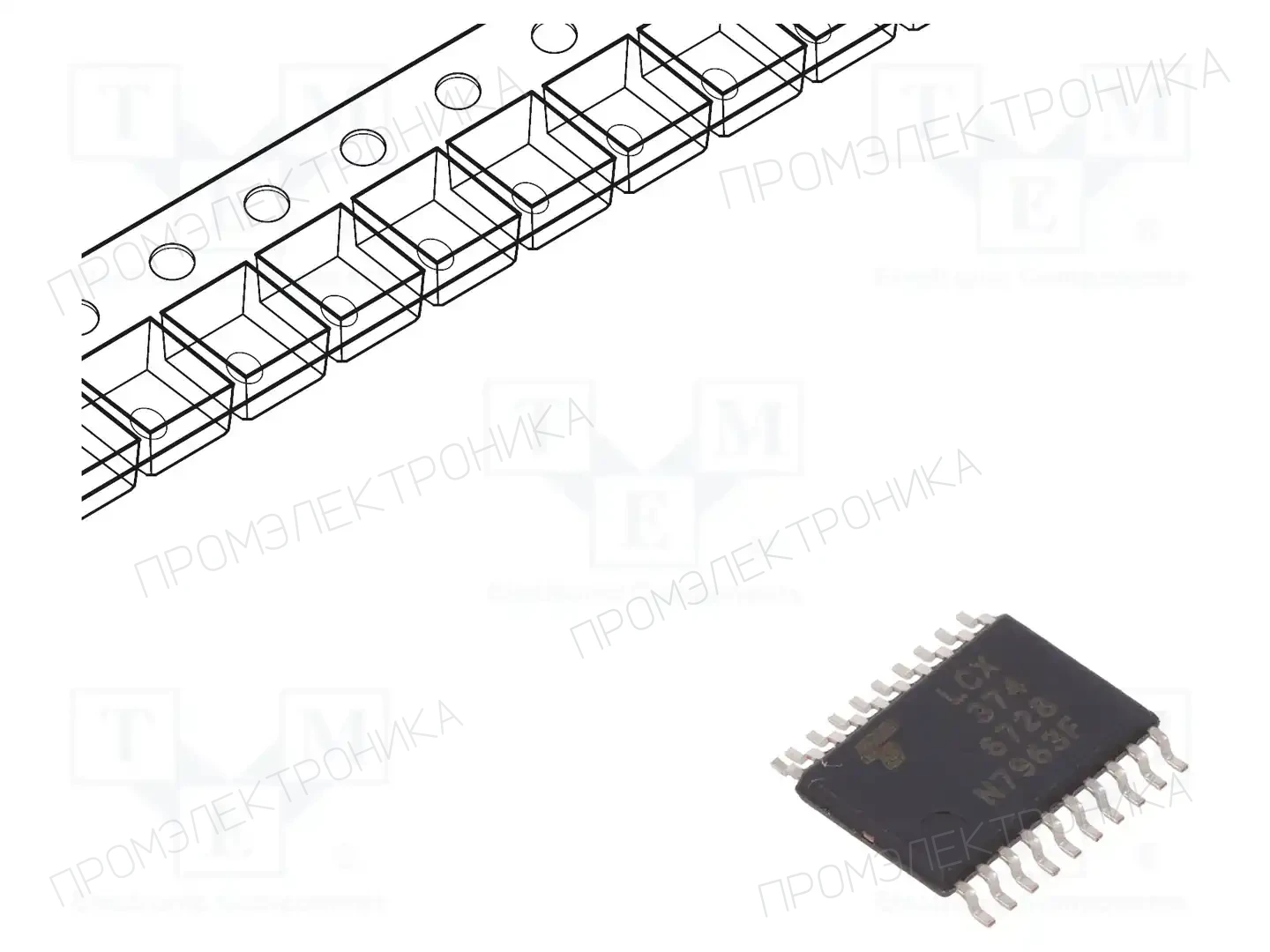 TOSHIBA 74LCX374FT(AE) — Триггеры