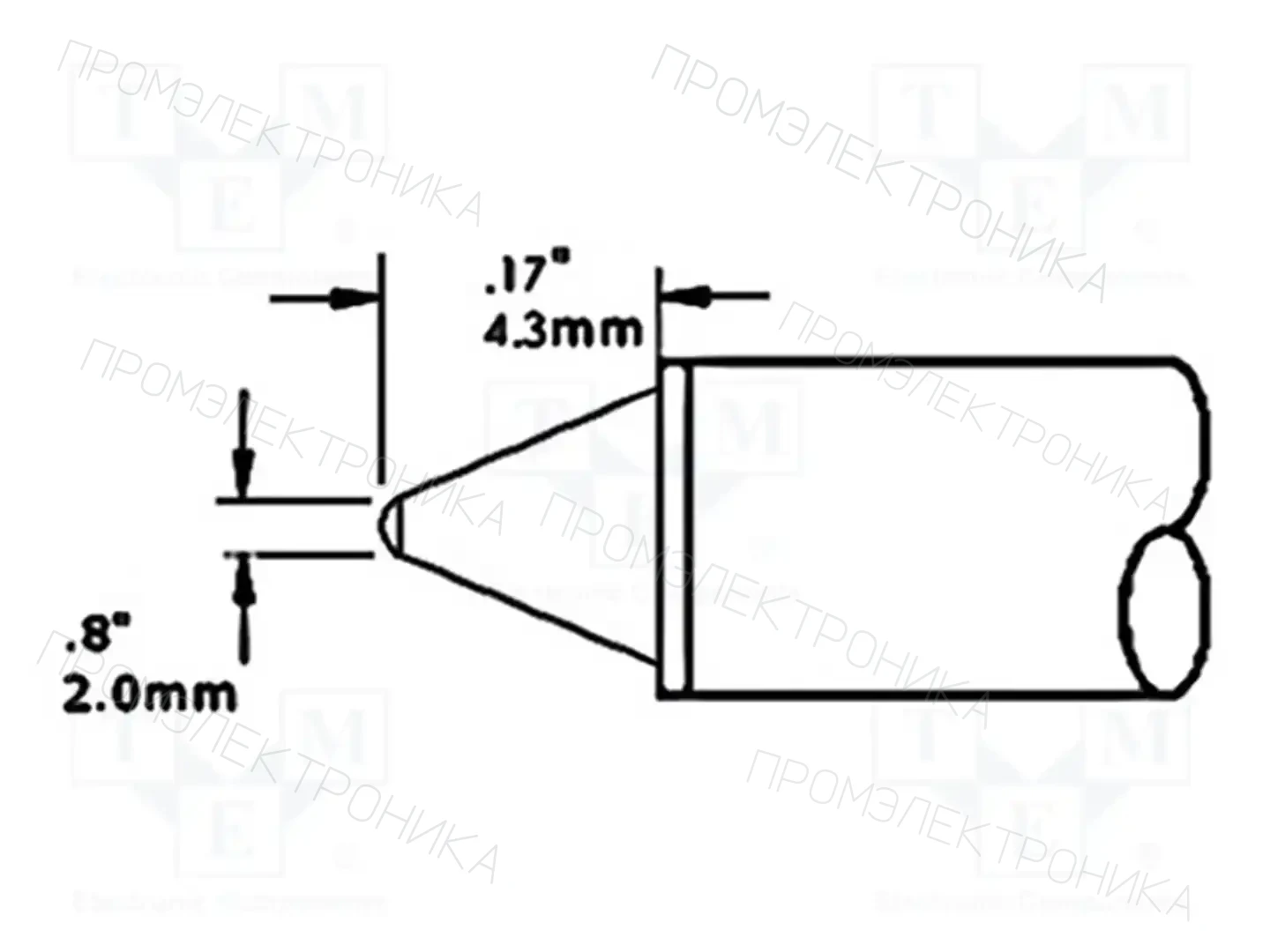 METCAL CVC-9CN4302S — Жала паяльников