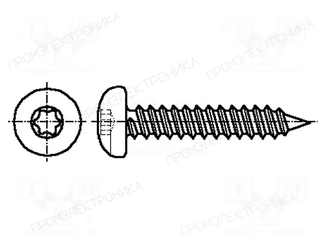 KRAFTBERG K6.3X32/ISO14585C-A2 — Шурупы