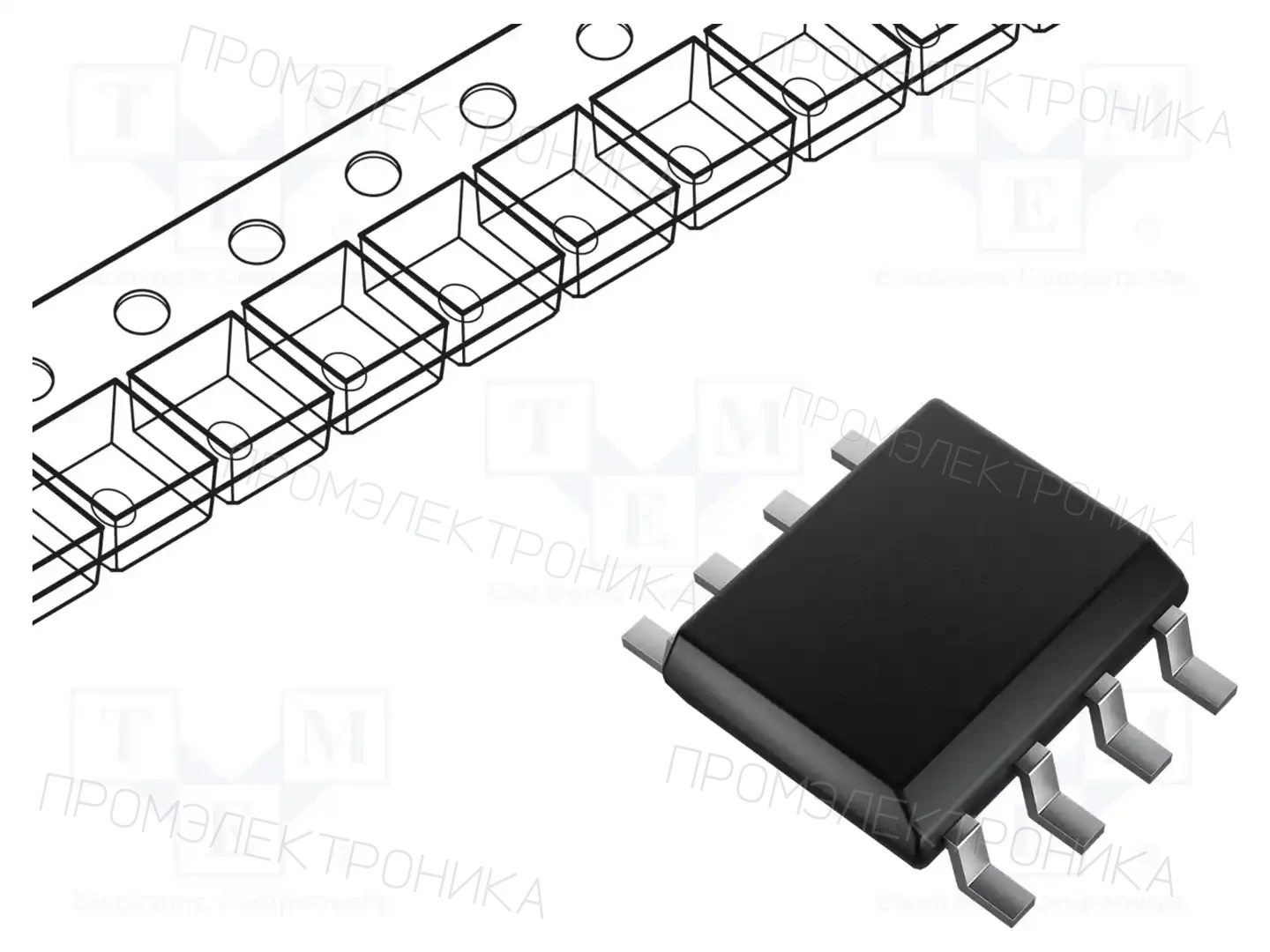 Texas Instruments SN74LVC2G240DCTR — Буферы, передатчики, контроллеры