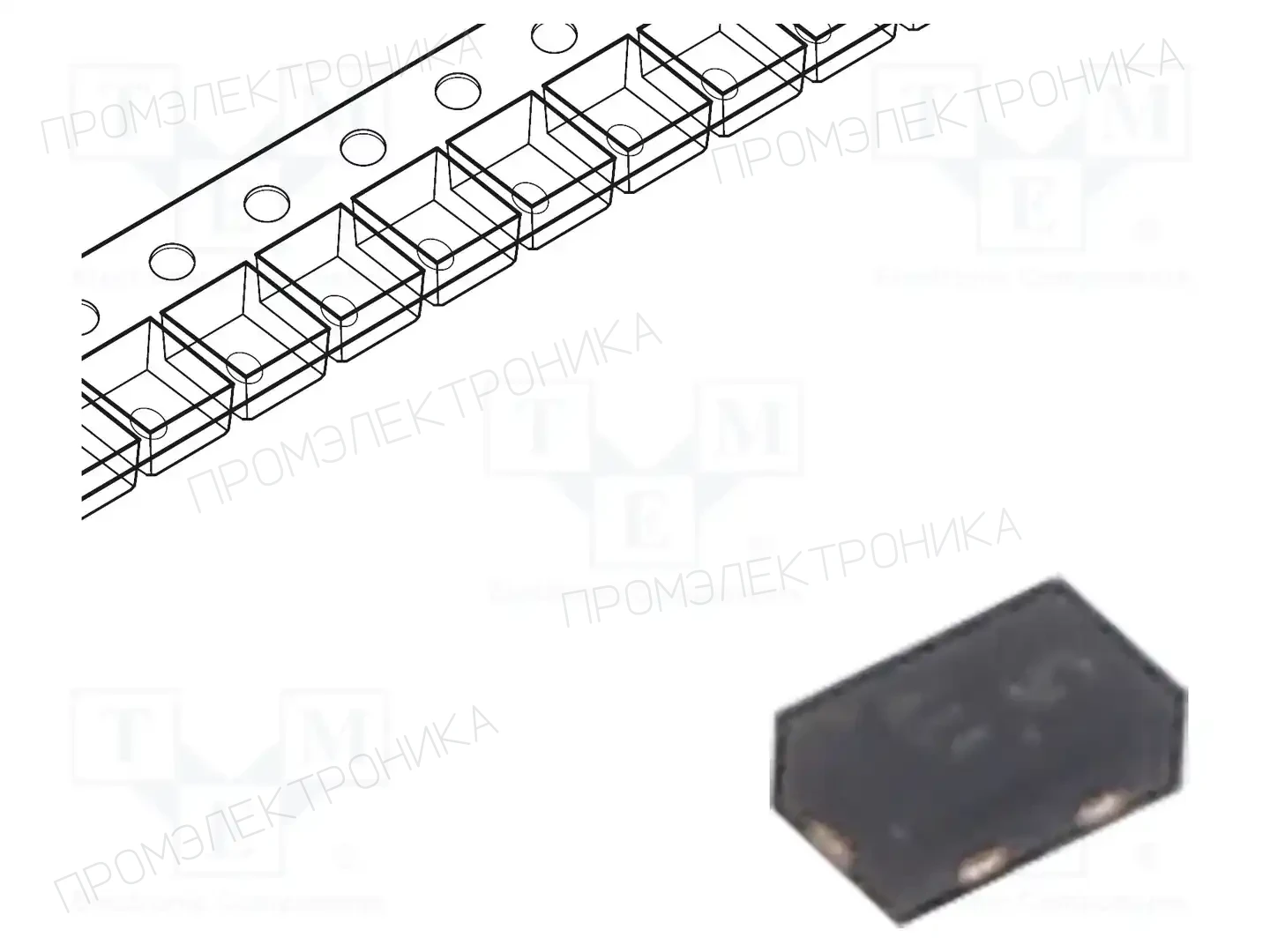 onsemi ESD7551N2T5G — Диоды TVS SMD двунаправленные