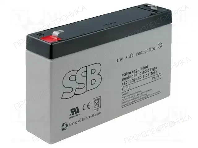 SSB SB 7-6 — Аккумуляторы кислотные
