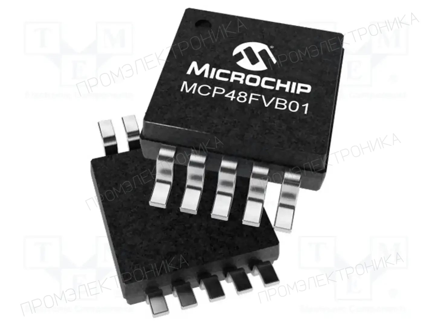 Microchip Technology MCP48FVB01-E/UN — Преобразователи D/A - микросхемы