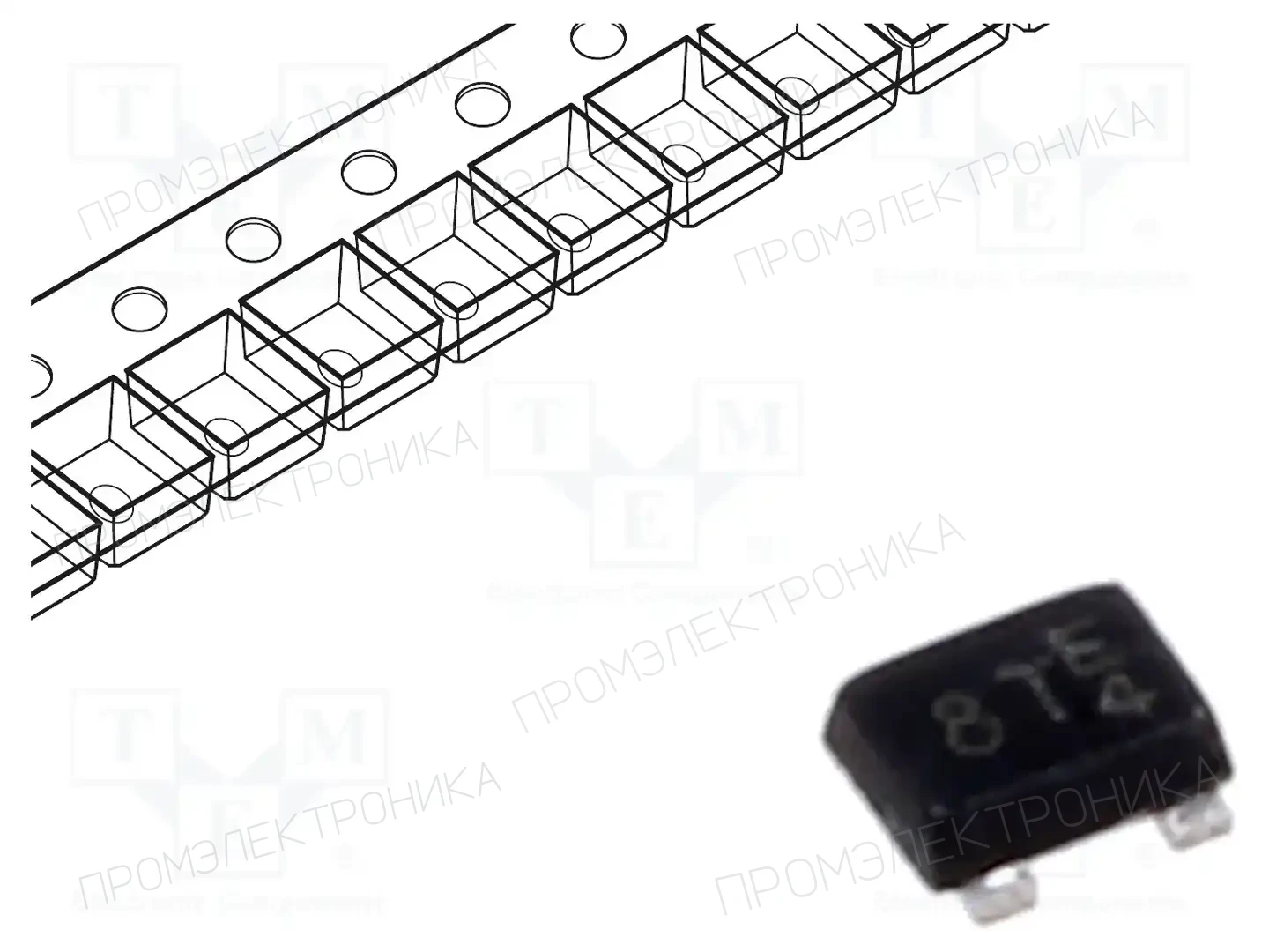 PanJit Semiconductor PJE5V0U8TB-AU_R1_000A1 — Диоды защитные - сборки