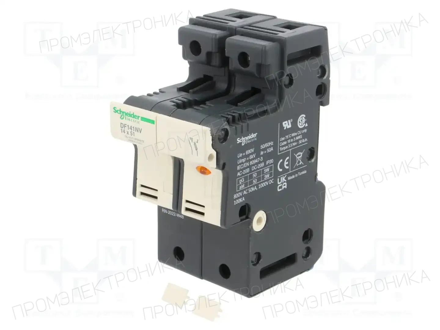 SCHNEIDER ELECTRIC DF141NV — Гнезда предохранительные на DIN-рейку