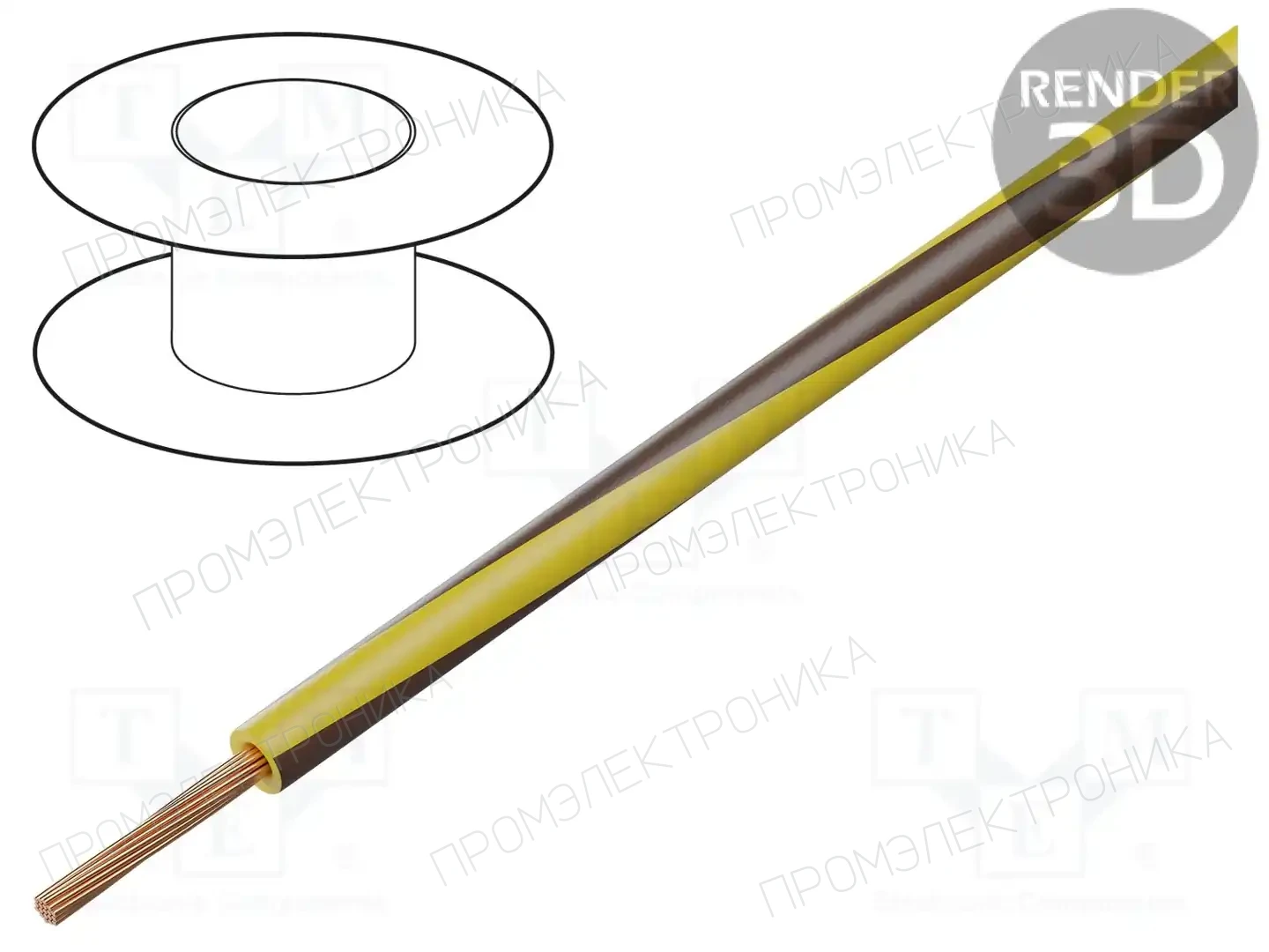 BQ CABLE LGY2.5-YL/BR — Провода одножильные - тросик