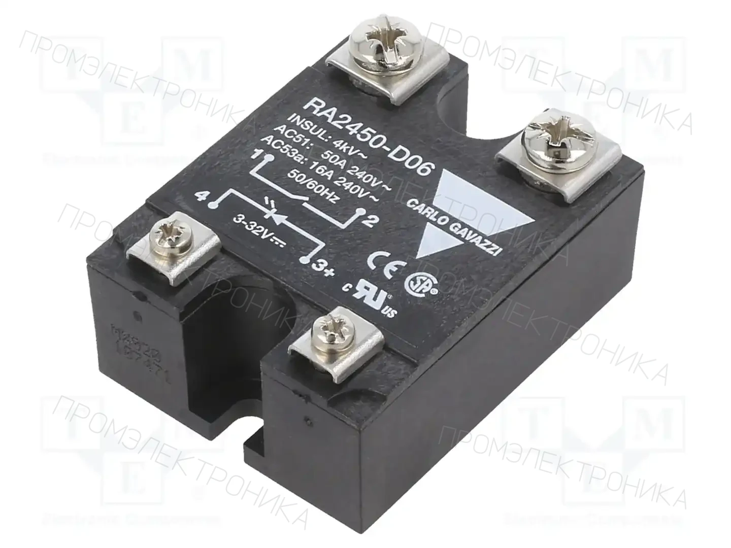 CARLO GAVAZZI RA2450-D06 — Реле SSR однофазные
