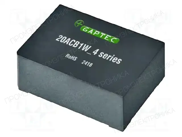 GAPTEC Electronic 20ACB1W_12S4 — Преобразователи AC/DC для PCB