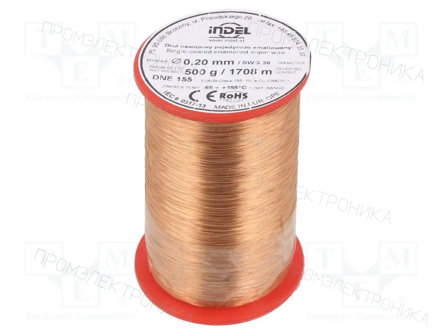 INDEL DNE0,20-500G — Проволока обмоточная