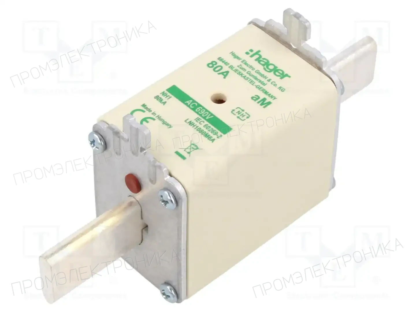 HAGER LNH1080M6A — Предохранители NH