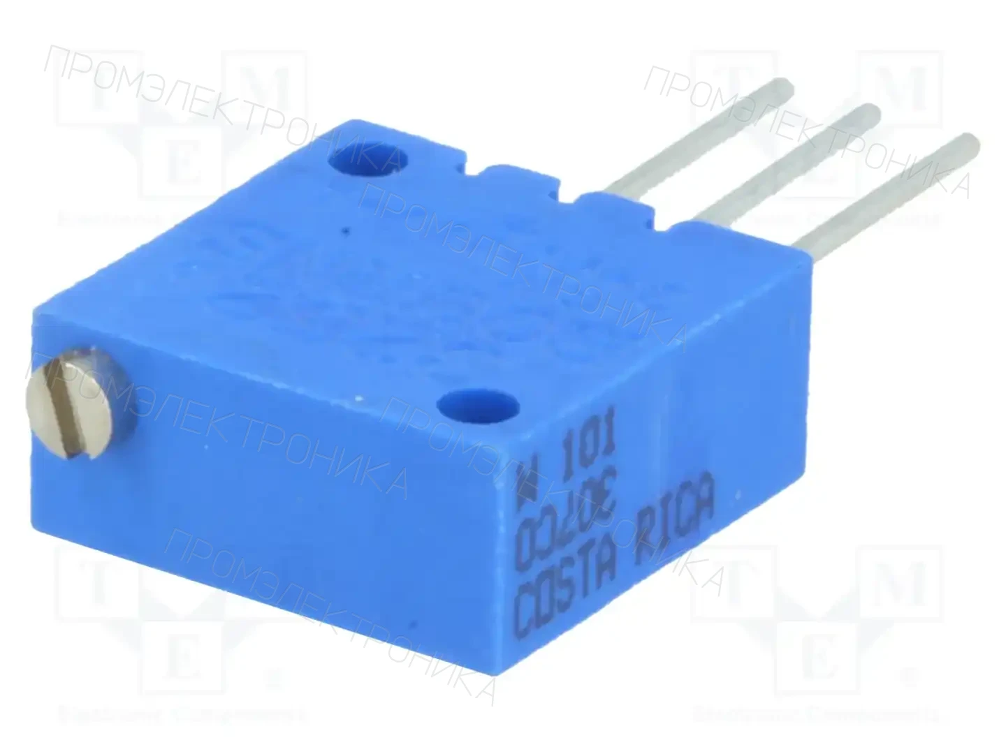 BOURNS 3252W-1-101LF — Потенциометры THT многооборотные 1/2 дм