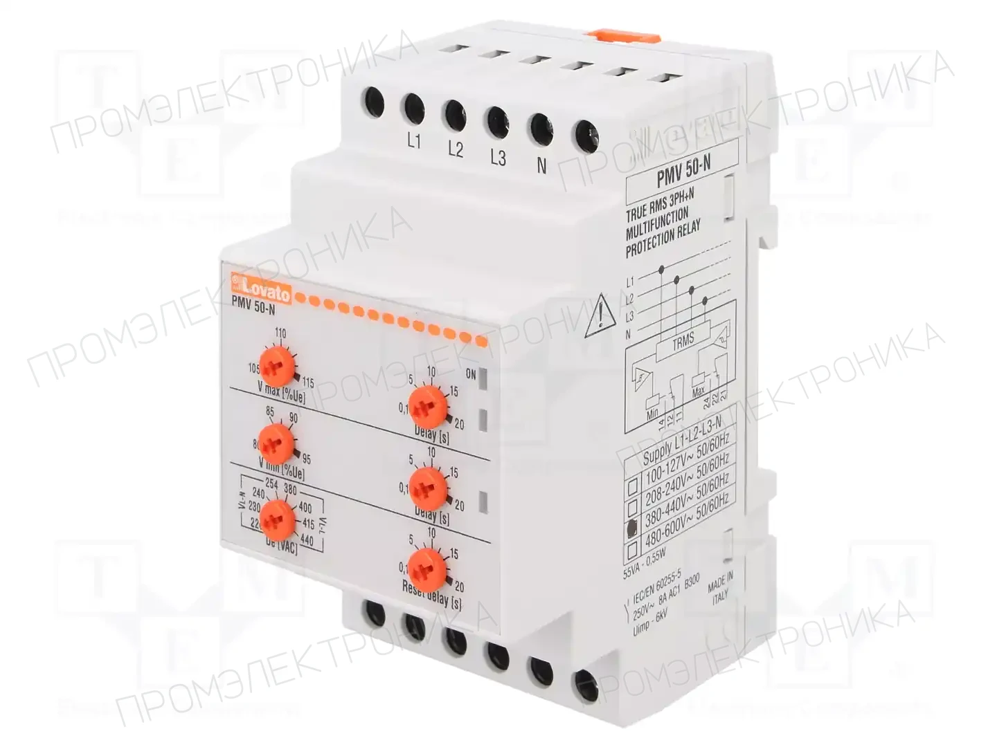 LOVATO ELECTRIC PMV50NA440 — Контрольные реле