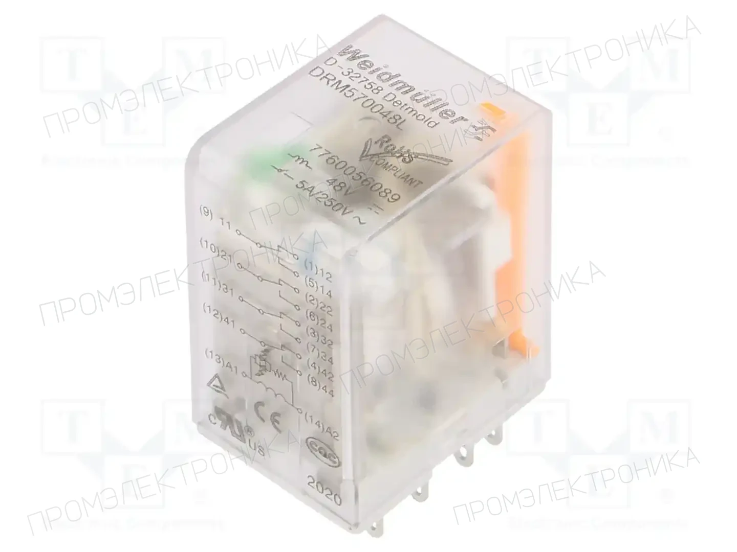 WEIDMÜLLER 7760056089 — Реле электромагн. промышленные