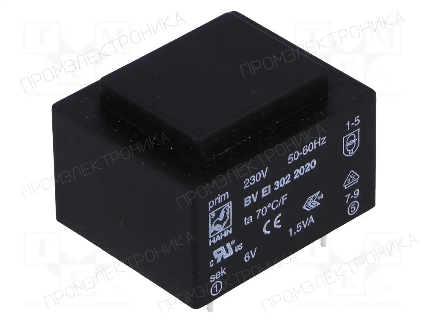 HAHN BV EI 302 2020 — Трансформаторы PCB