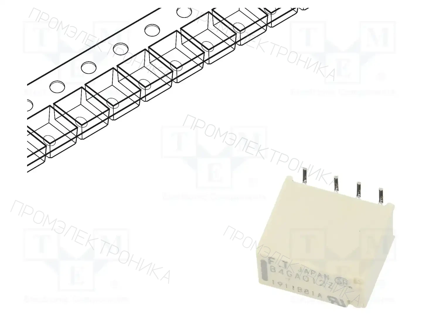 FCL Components FTR-B4GA012Z-B05 — Реле электромагн. миниатюрные