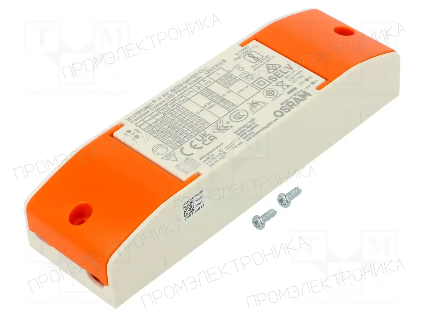 ams OSRAM IT FIT 20/220-240/500 CS I — Блоки питания для LED