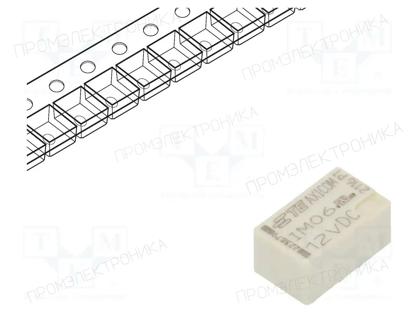 TE Connectivity 4-1462037-6 — Реле электромагн. миниатюрные