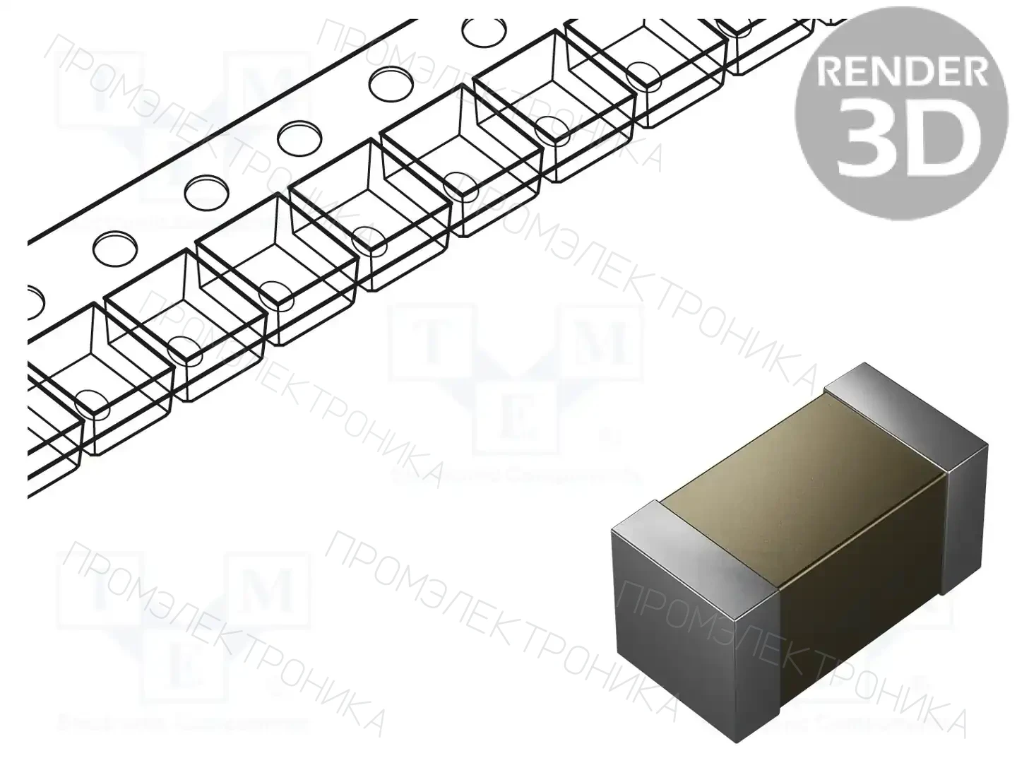 SAMSUNG CL03A103KP3NNNC — Конденсаторы MLCC SMD