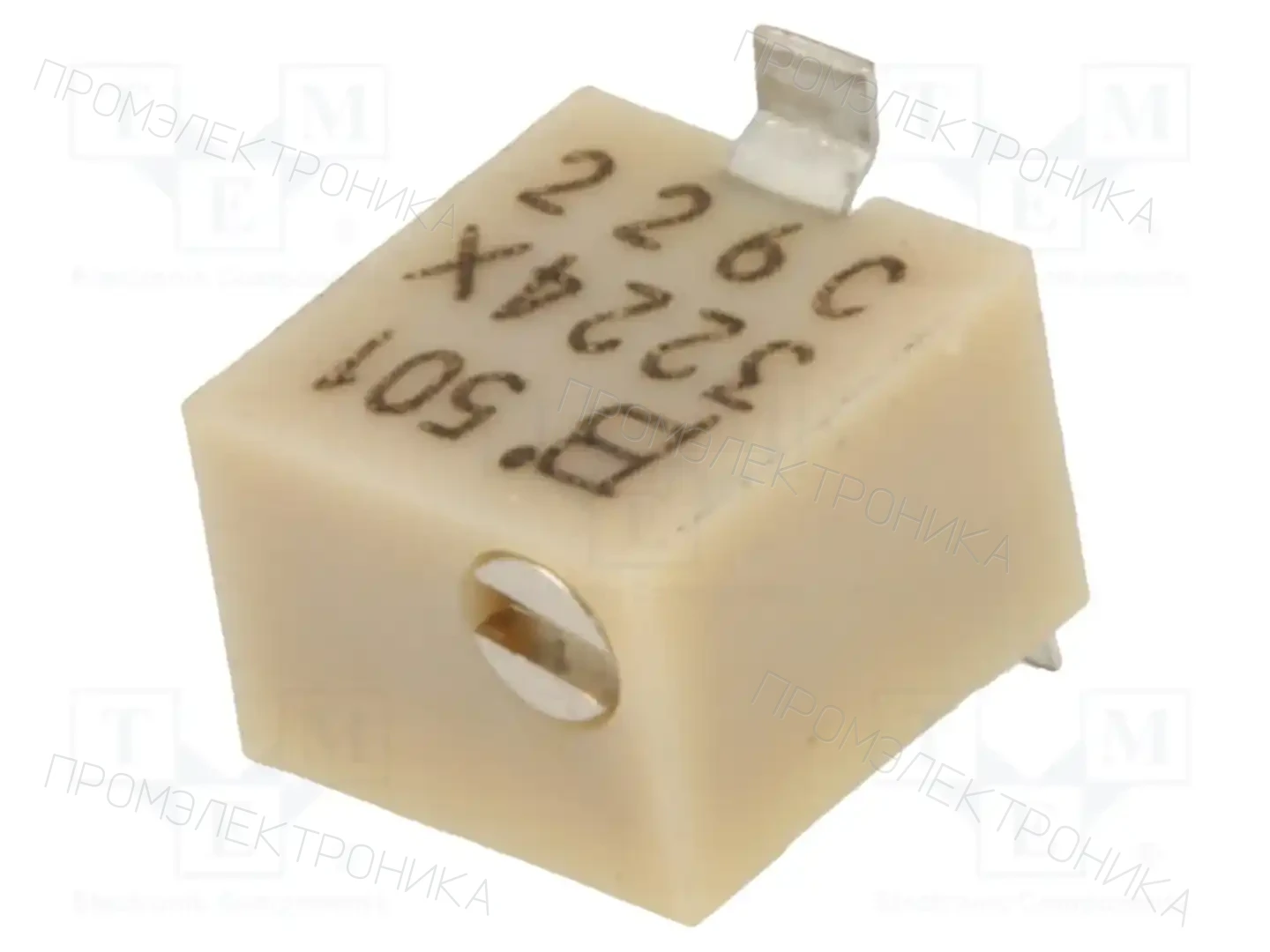 BOURNS 3224X-1-501E — Потенциометры SMD многооборотные