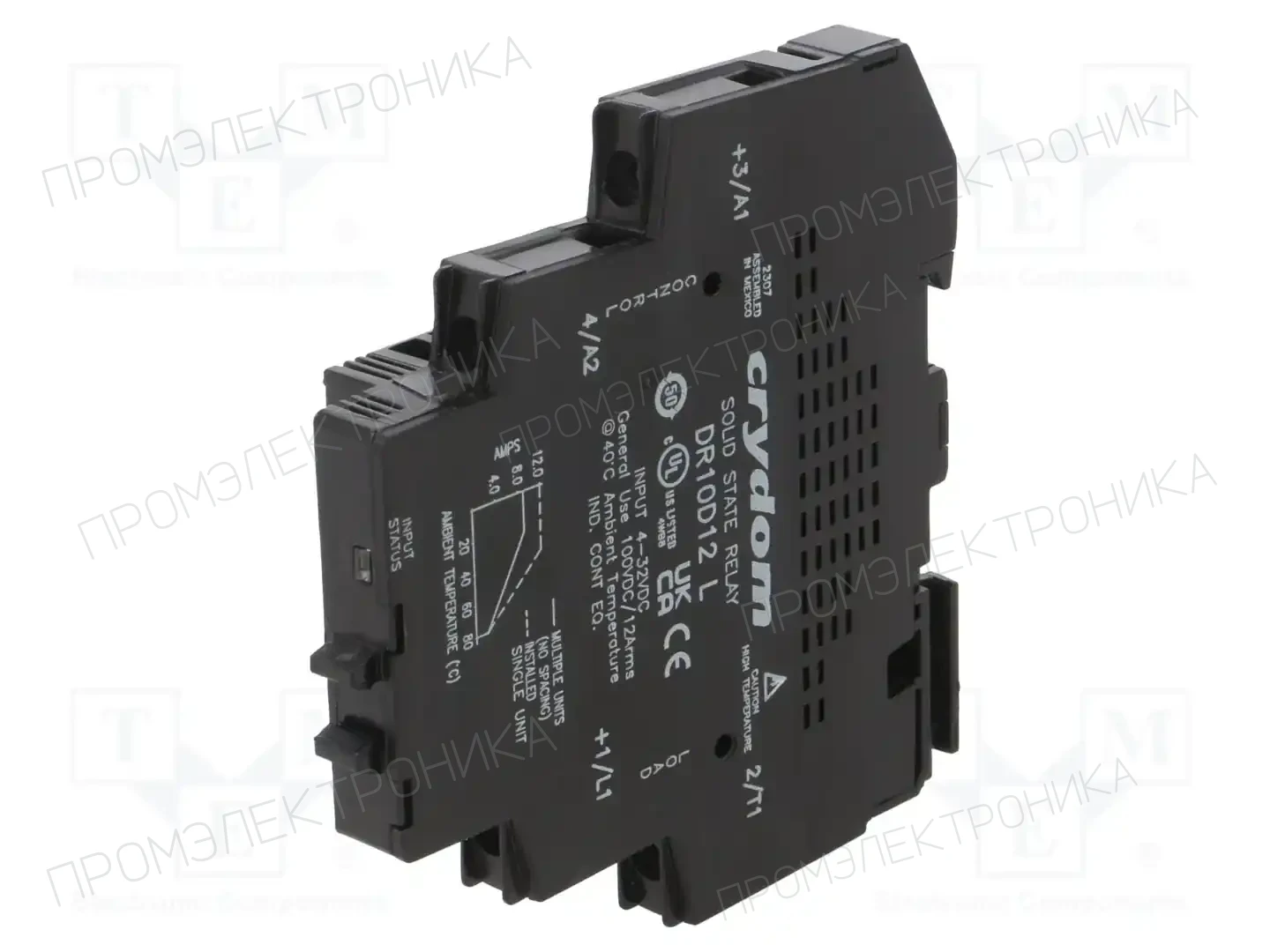 SENSATA / CRYDOM DR10D12 — Реле SSR постоянного тока