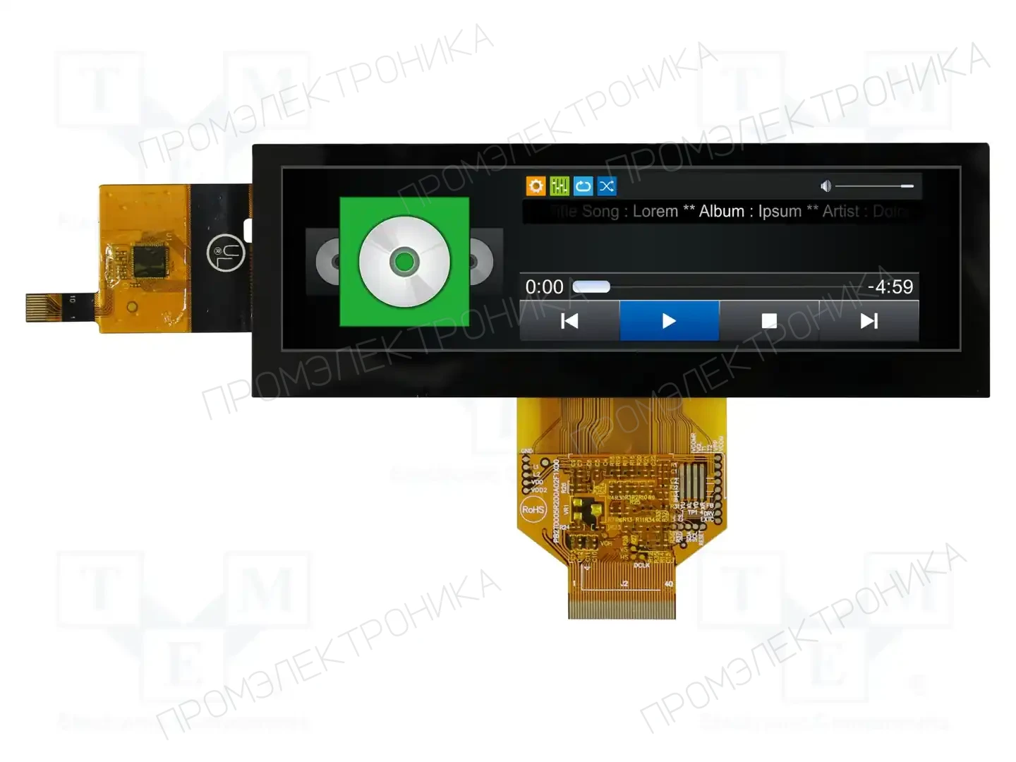 RAYSTAR OPTRONICS RFS520A-AZH-DNG — Дисплеи TFT