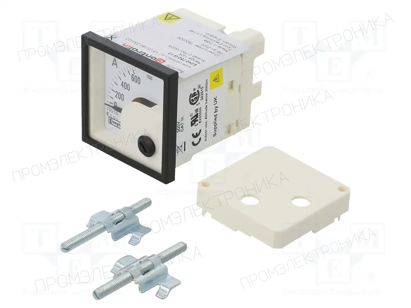 CROMPTON / TE CONNECTIVITY 039-90212-0000-1/2A-0-750/1500A-48X48MM — Амперметры