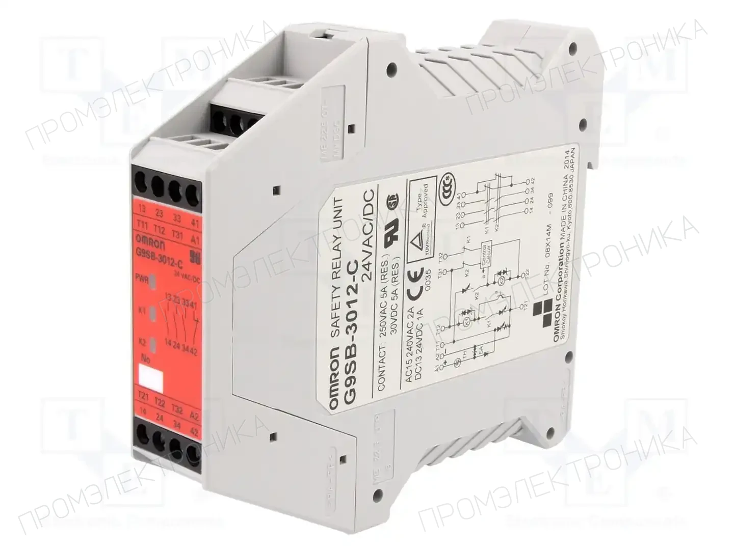 OMRON G9SB-3012-C — Выключат. безопасности - мод. управления