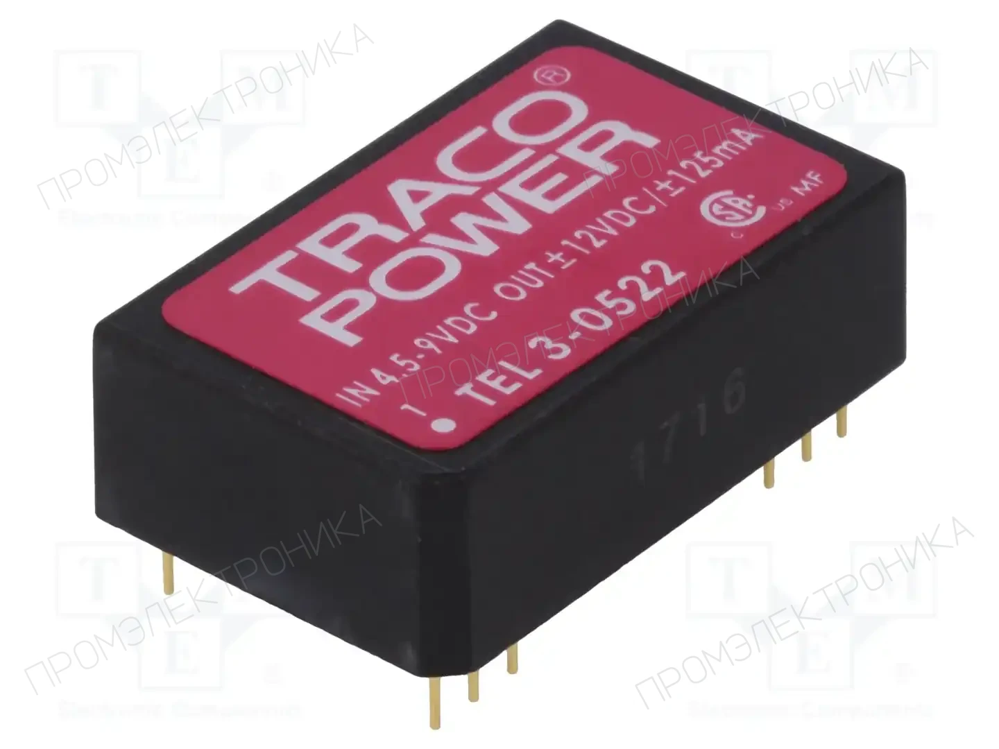 TRACO POWER TEL 3-0522 — Преобразователи DC/DC