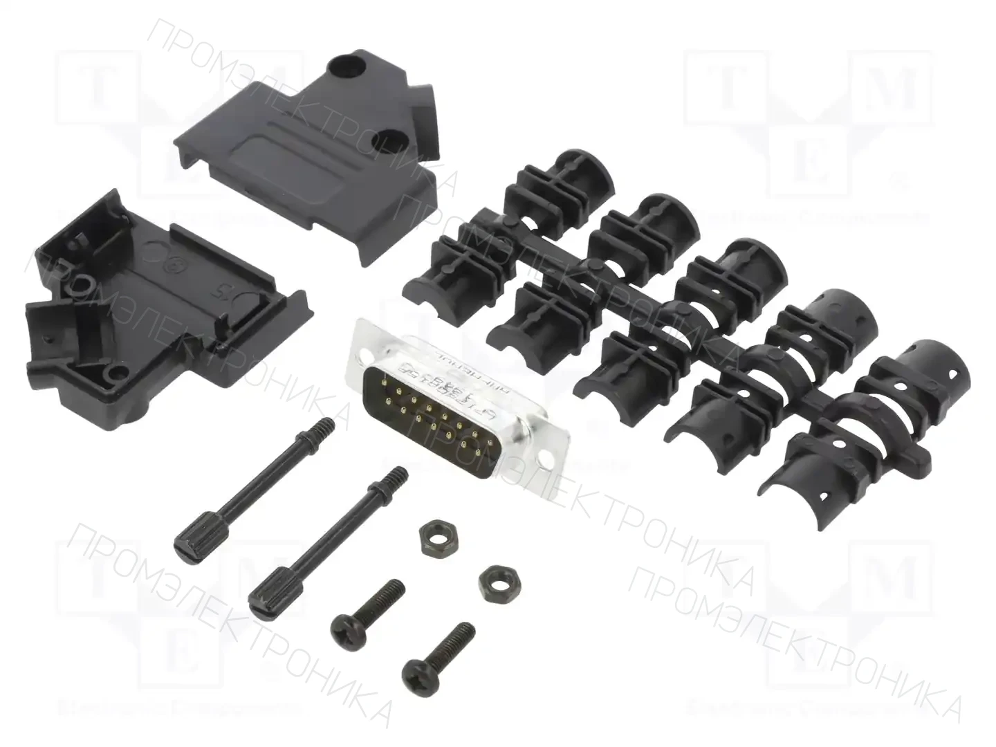AMPHENOL COMMUNICATIONS SOLUTIONS L17D45PK-P-15+L717SDA15P — Комплектные штекеры D-Sub