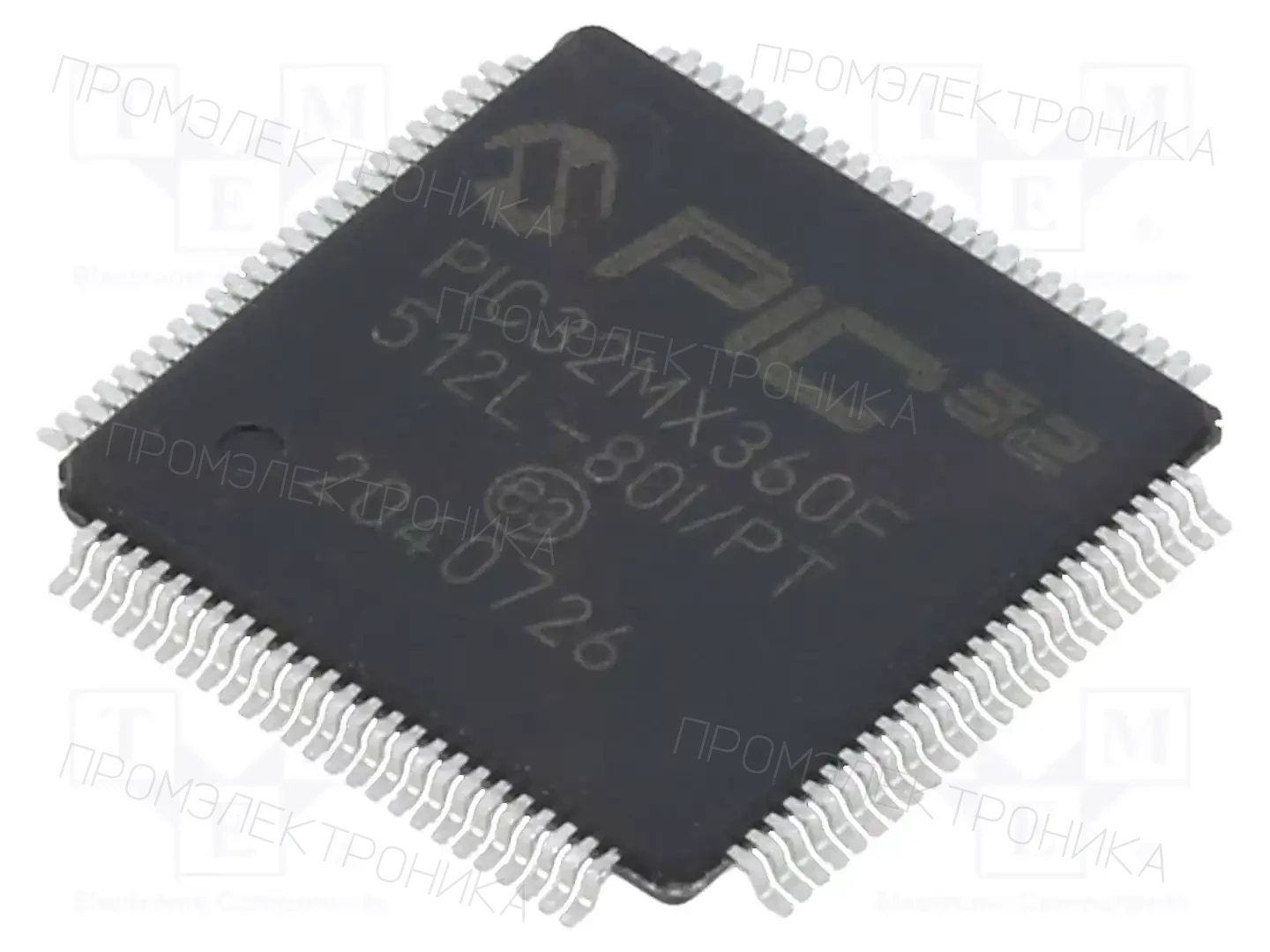 Microchip Technology PIC32MX360F512L-80I/PT — Линейка PIC32 32-bit