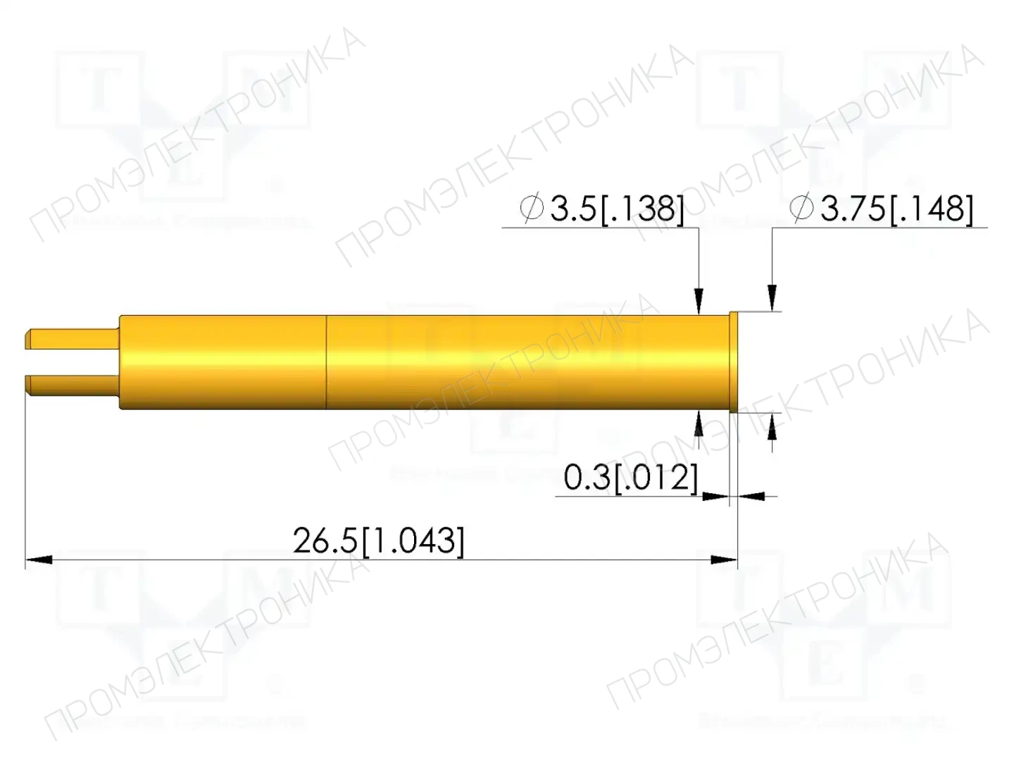 INGUN KS-803M2.5 — Гнёзда для измерительных щупов