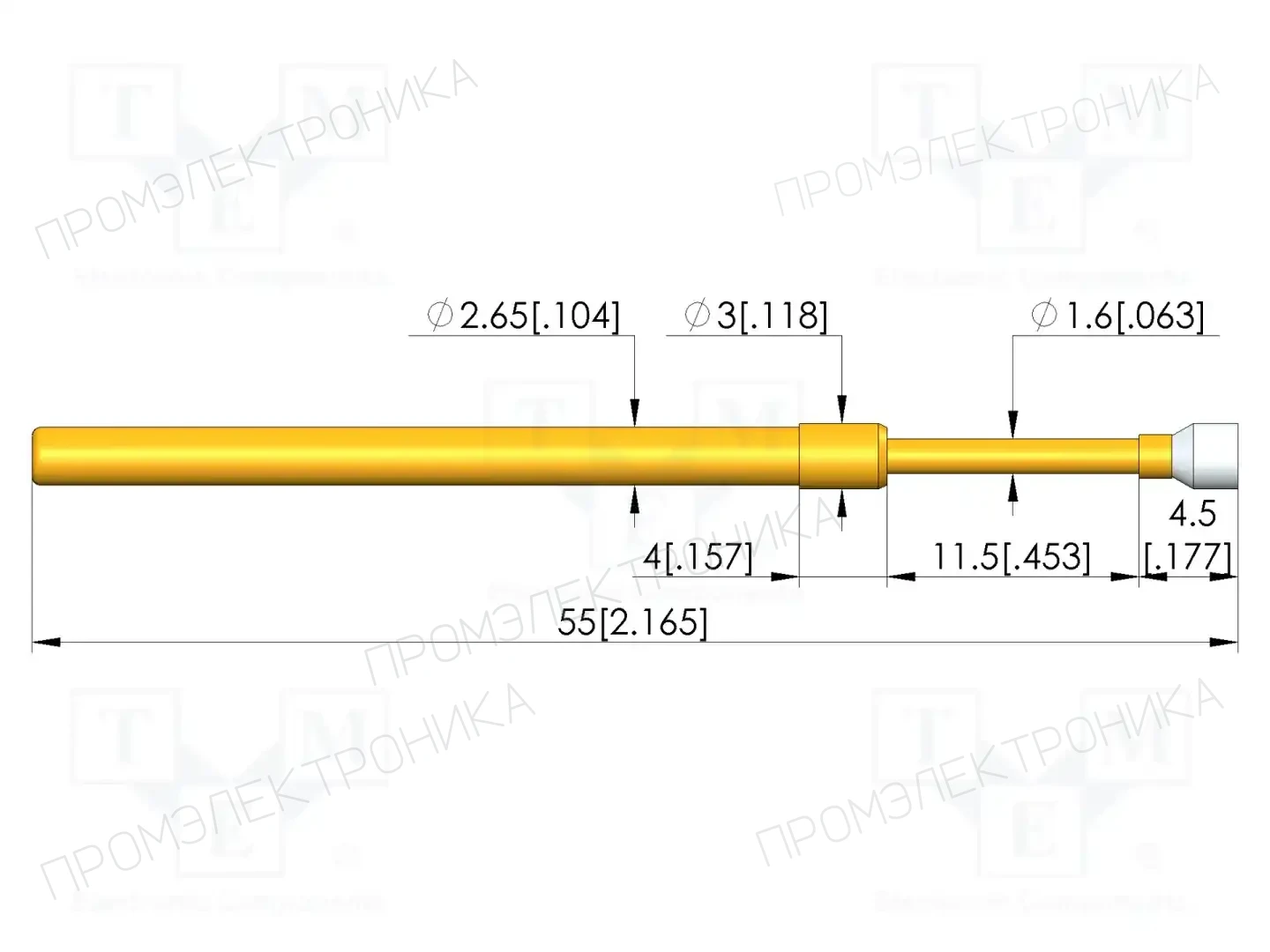 INGUN GKS-416 002 300 A 5004 — Измерительные щупы