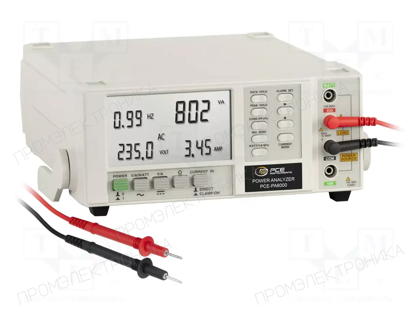 PCE INSTRUMENTS PCE-PA6000 — Мультиметры цифровые стационарные