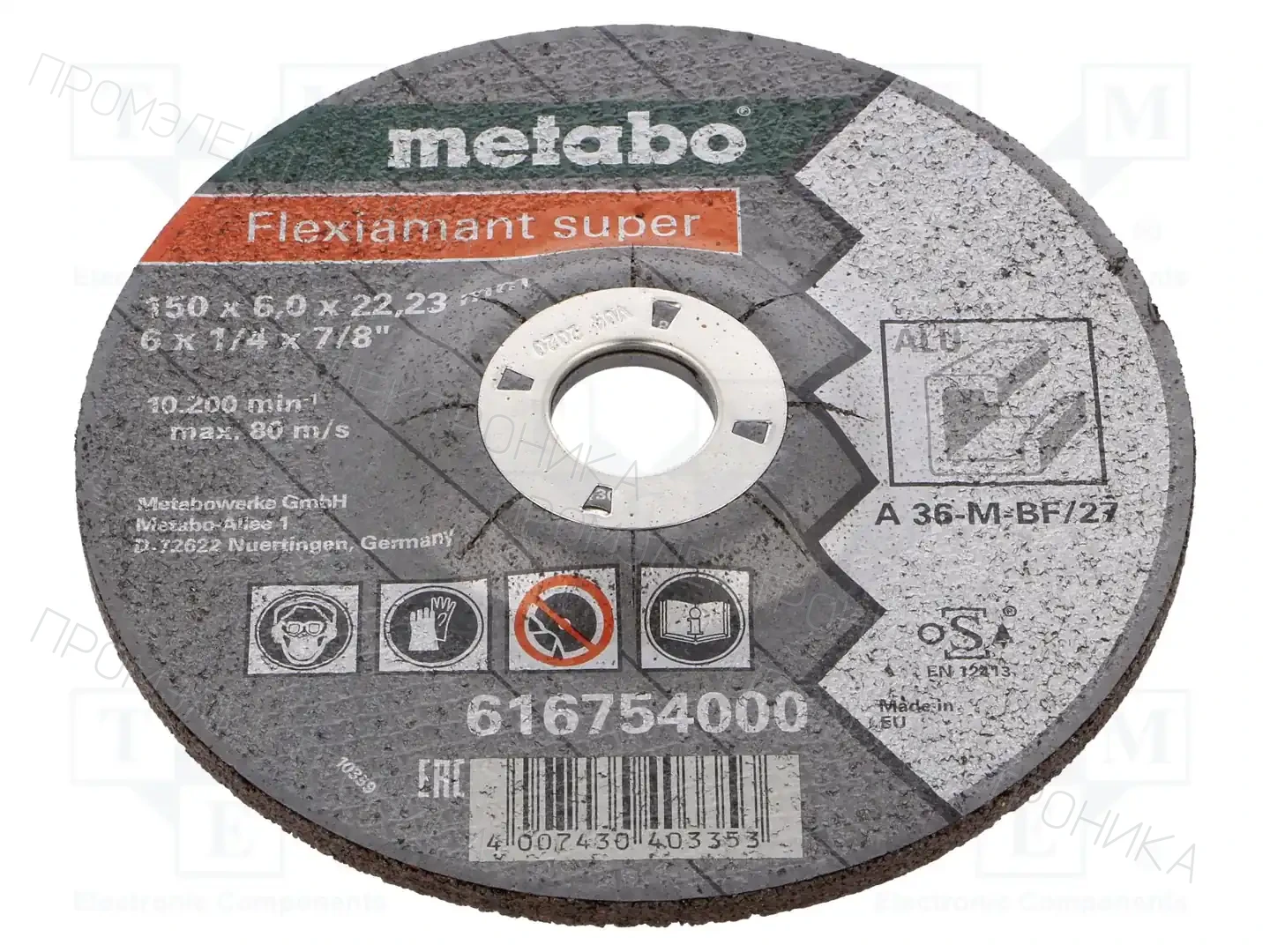 METABO 616754000 -AS — Диски для резки и шлифовки