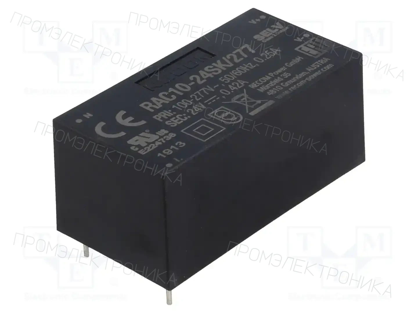 RECOM RAC10-24SK/277 — Преобразователи AC/DC для PCB