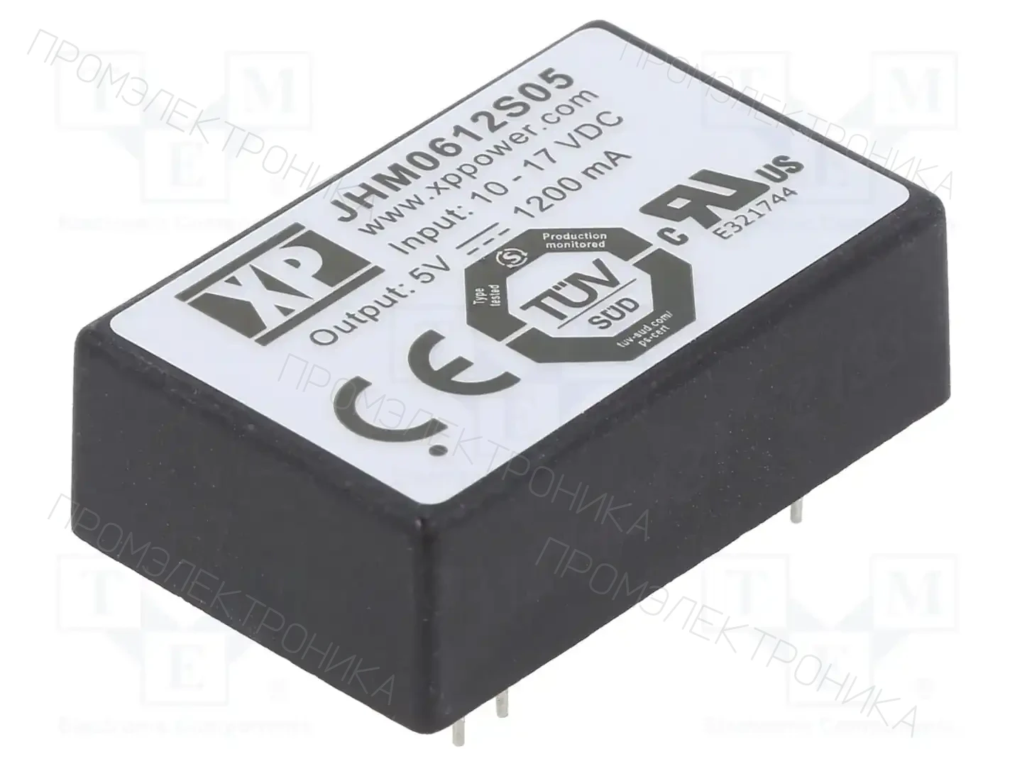 XP POWER JHM0612S05 — Преобразователи DC/DC