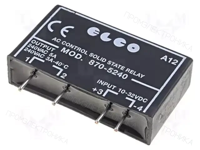 ELCO SRL SSR 870-5240 — Реле SSR однофазные