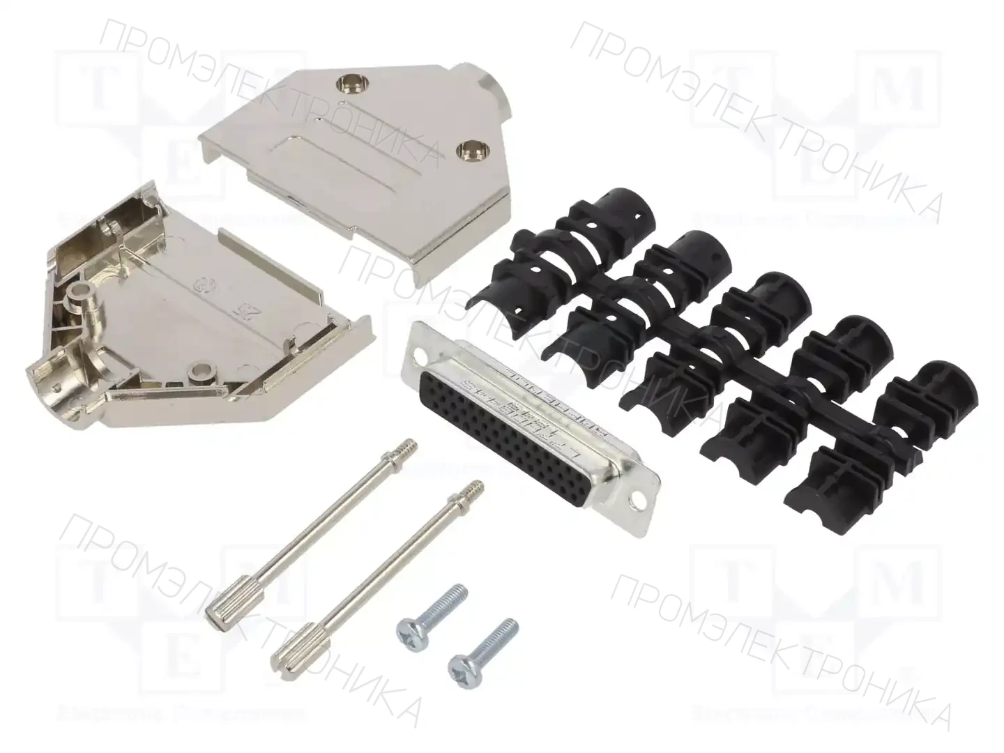 AMPHENOL COMMUNICATIONS SOLUTIONS L17DTPK-M-25+L77HDB44S — Комплектные штекеры D-Sub
