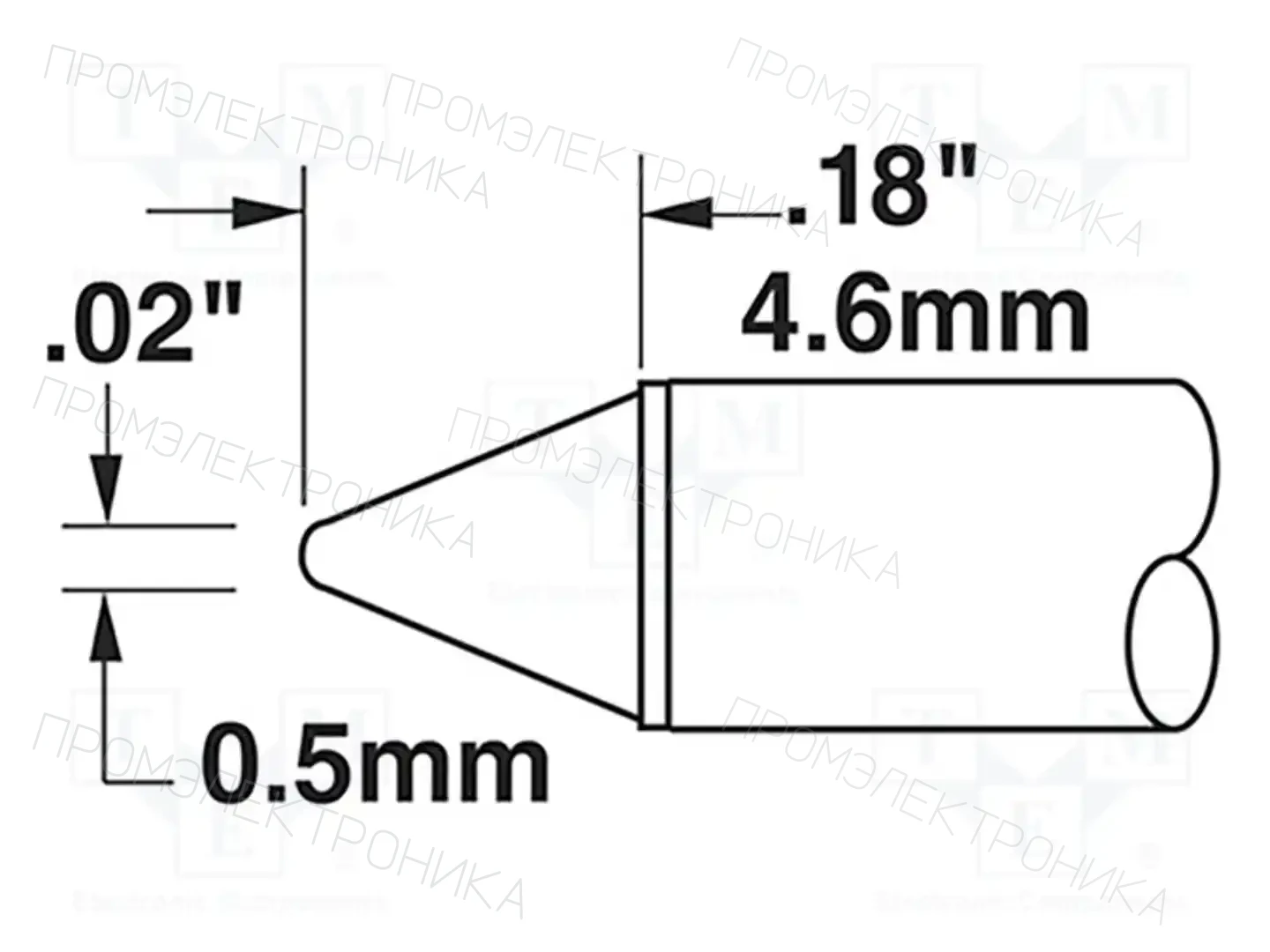 METCAL CVC-9CN0005S — Жала паяльников