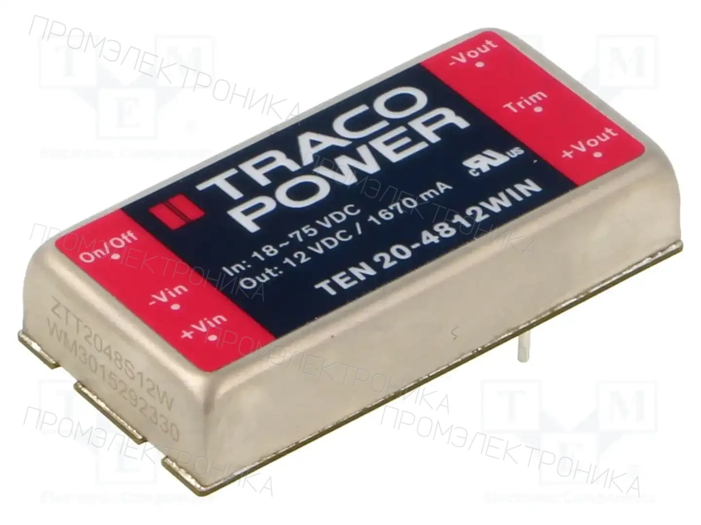 TRACO POWER TEN 20-4812WIN — Преобразователи DC/DC